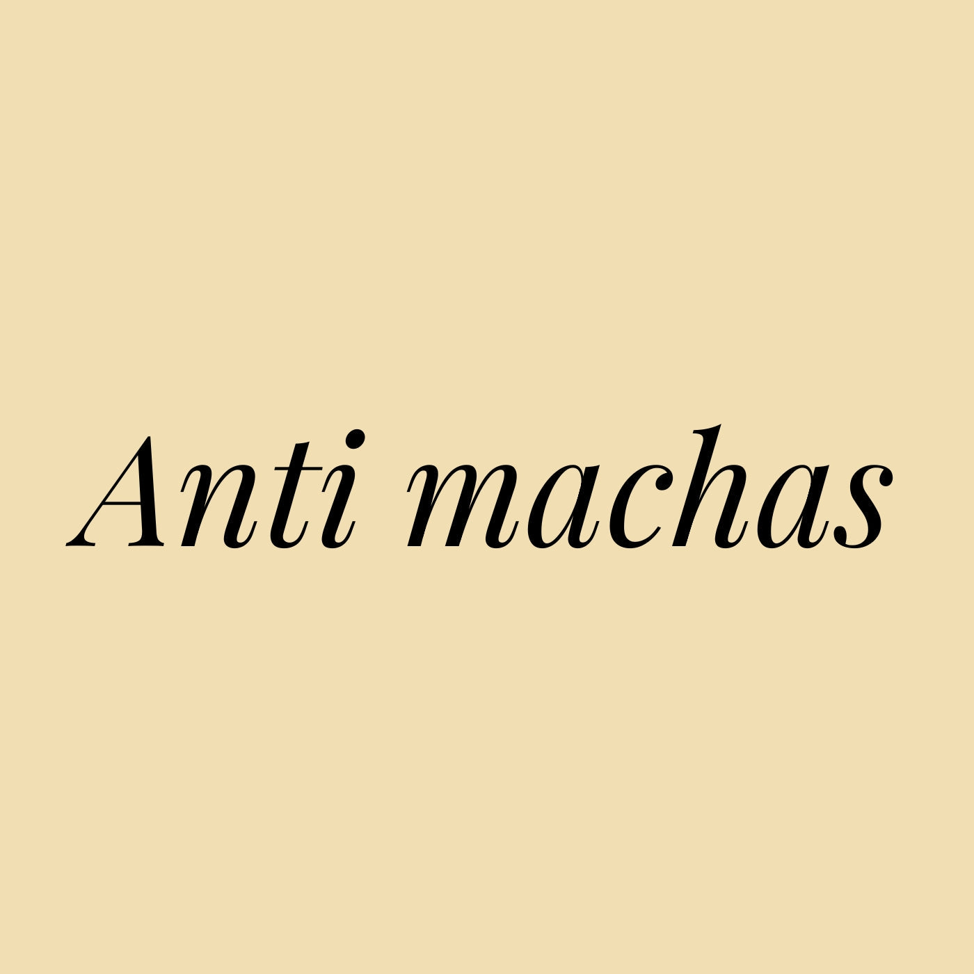 Anti-manchas