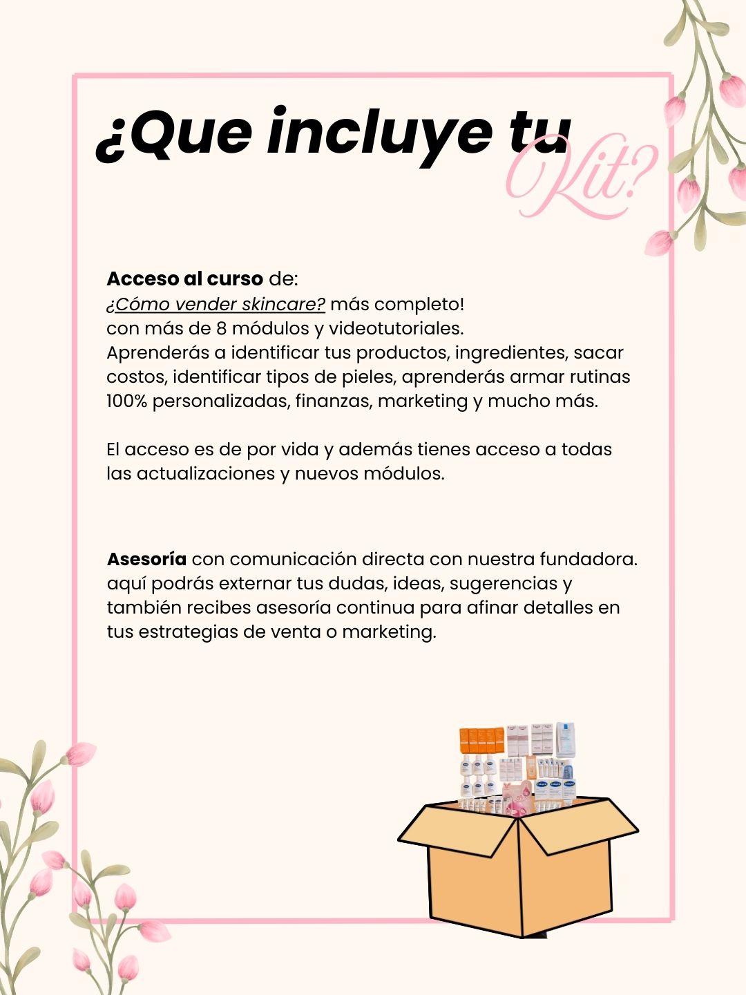 Kit de Emprendimiento Premium + Curso Skincare