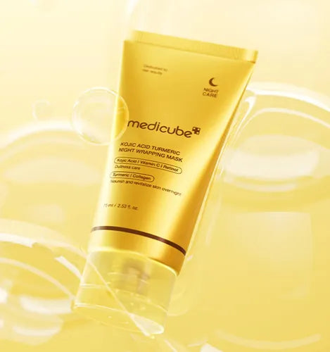 MEDICUBE Kojic Acid Turmeric Night Wrapping Mask