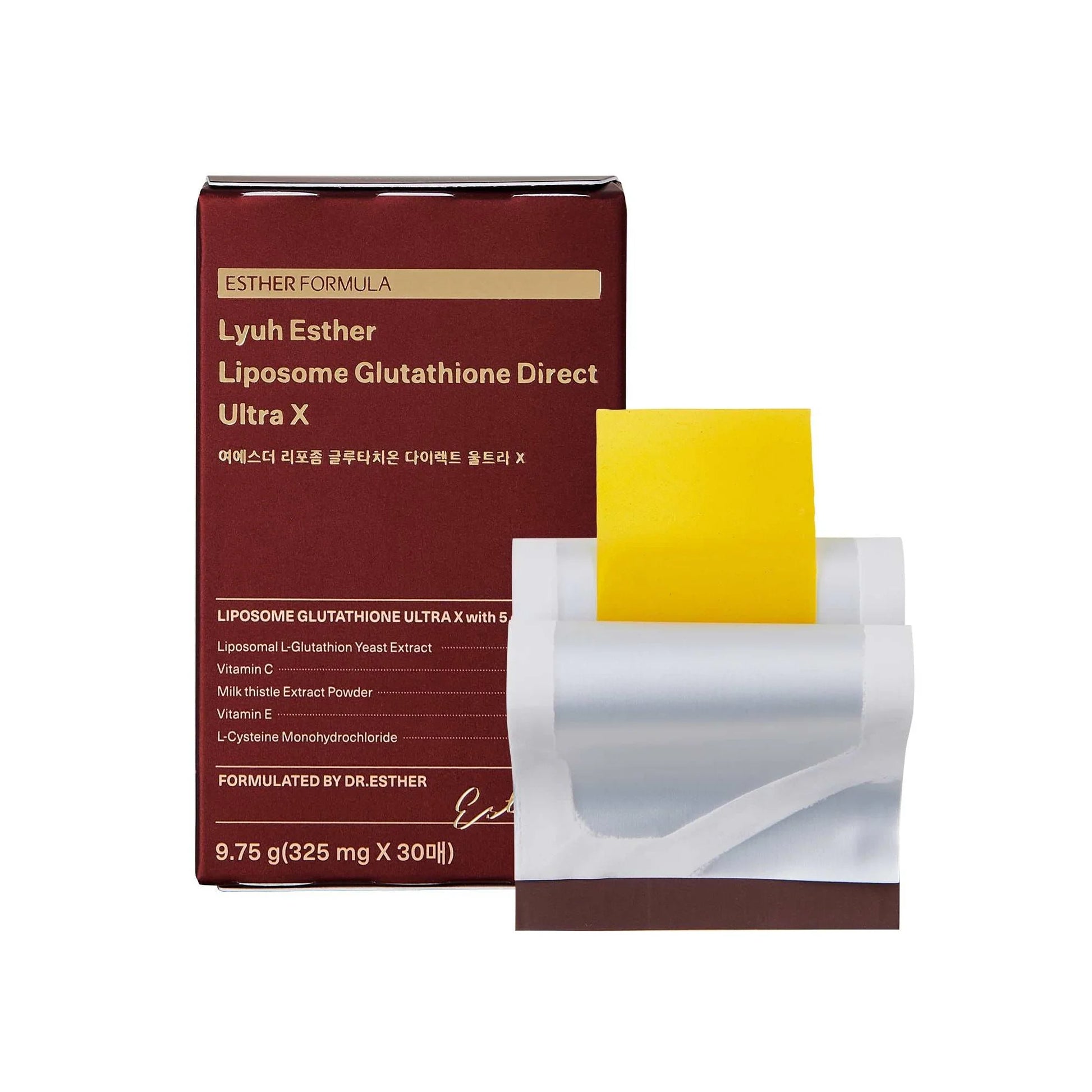ESTHER FORMULA Liposome Glutathione Direct Ultra X 9.75 g