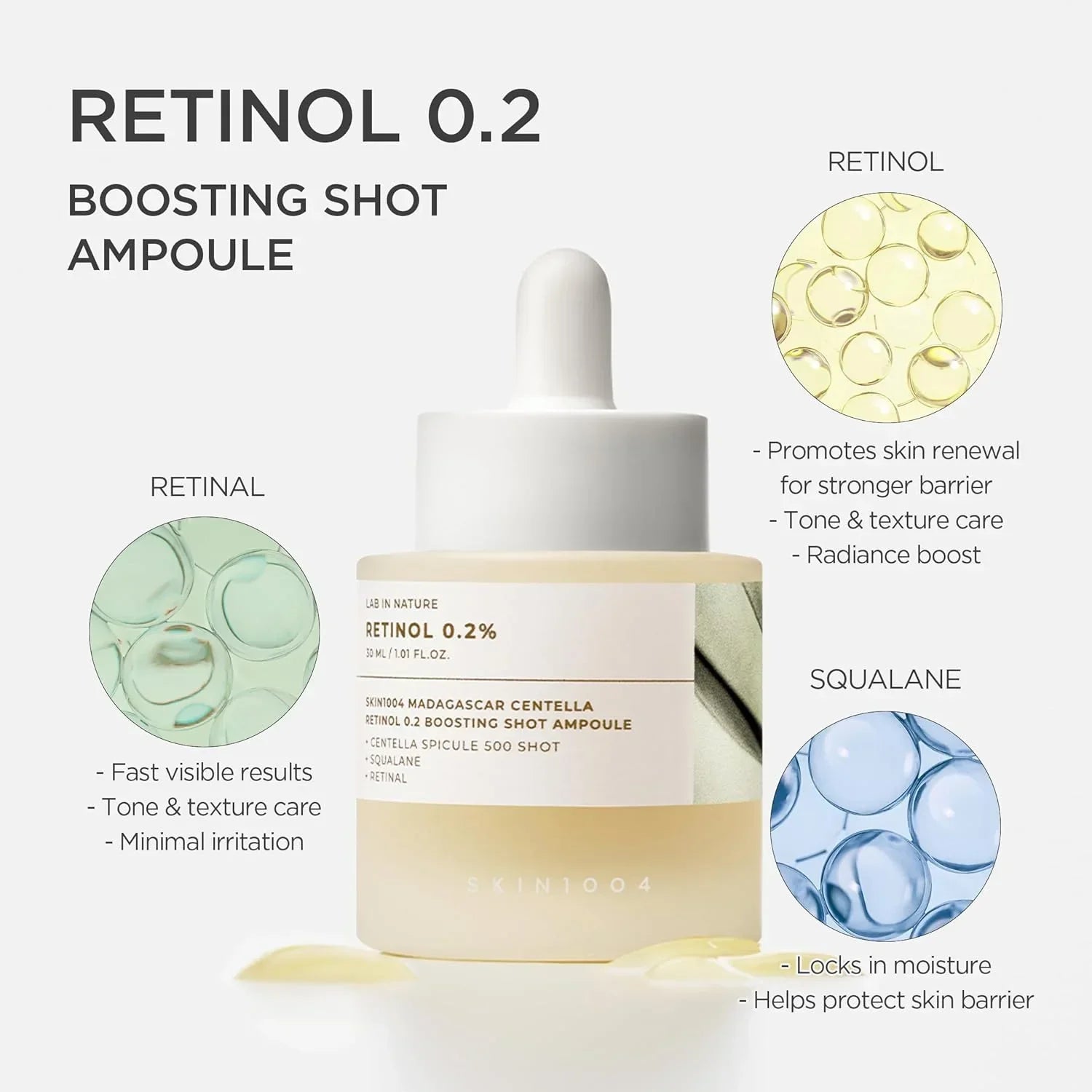 Skin 1004 Retinol 0.2 Boosting Shot Ampoule