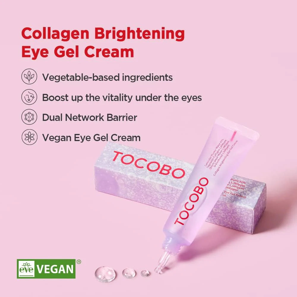 TOCOBO Collagen Brightening Eye Gel Cream 30ml