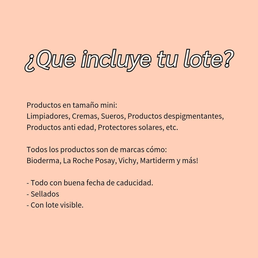 Lote skincare mini 🌸
