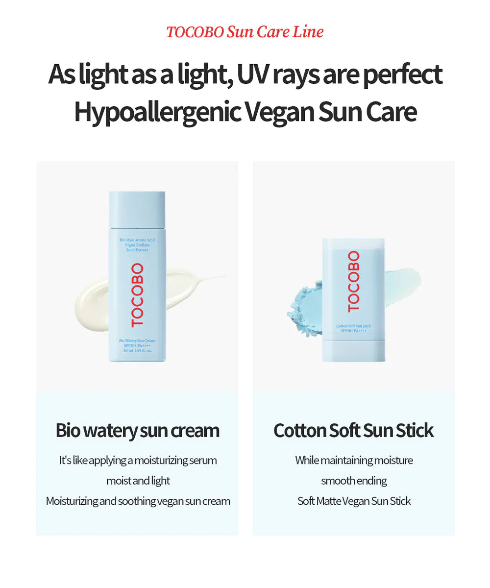 TOCOBO Protector Solar en Barra Cotton Soft SPF50+ PA++++